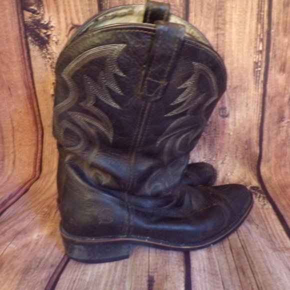 Double-H Men’s 12” AG7 Western Work Boots Chocolate  #3282 Size 13 D